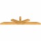 Ekena Millwork Saratoga Rough Sawn Timber Gable Bracket, Western Red Cedar, 84"W x 21"H x 4"D x 4"F, 6/12 Pitch GBW084X21X0404SAR00RWR - alternate 3